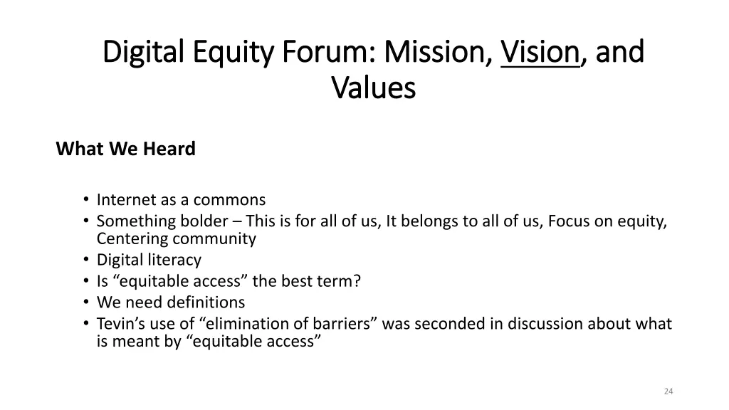 digital equity forum mission digital equity forum