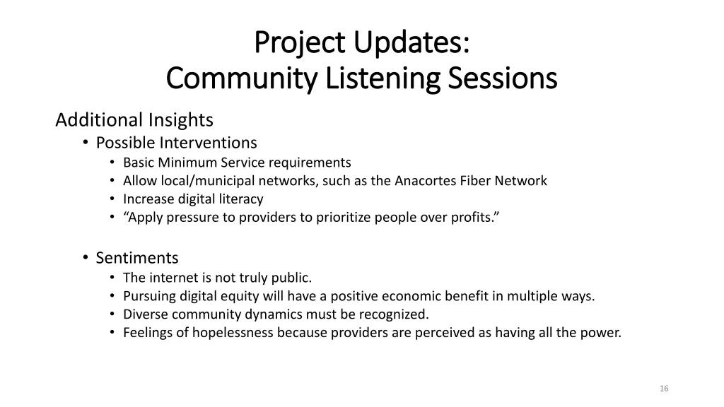 project updates project updates community 5