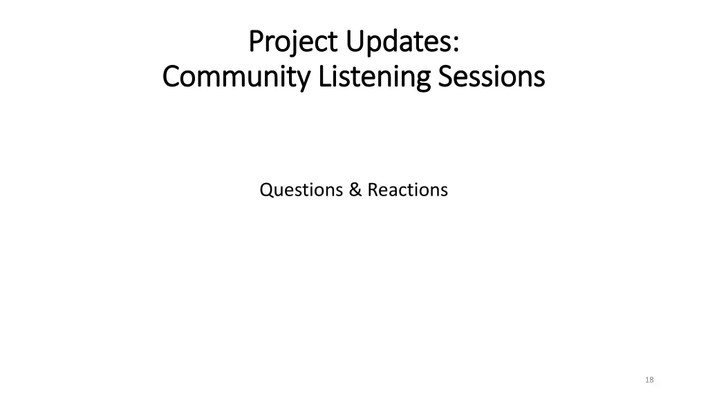 project updates project updates community 7