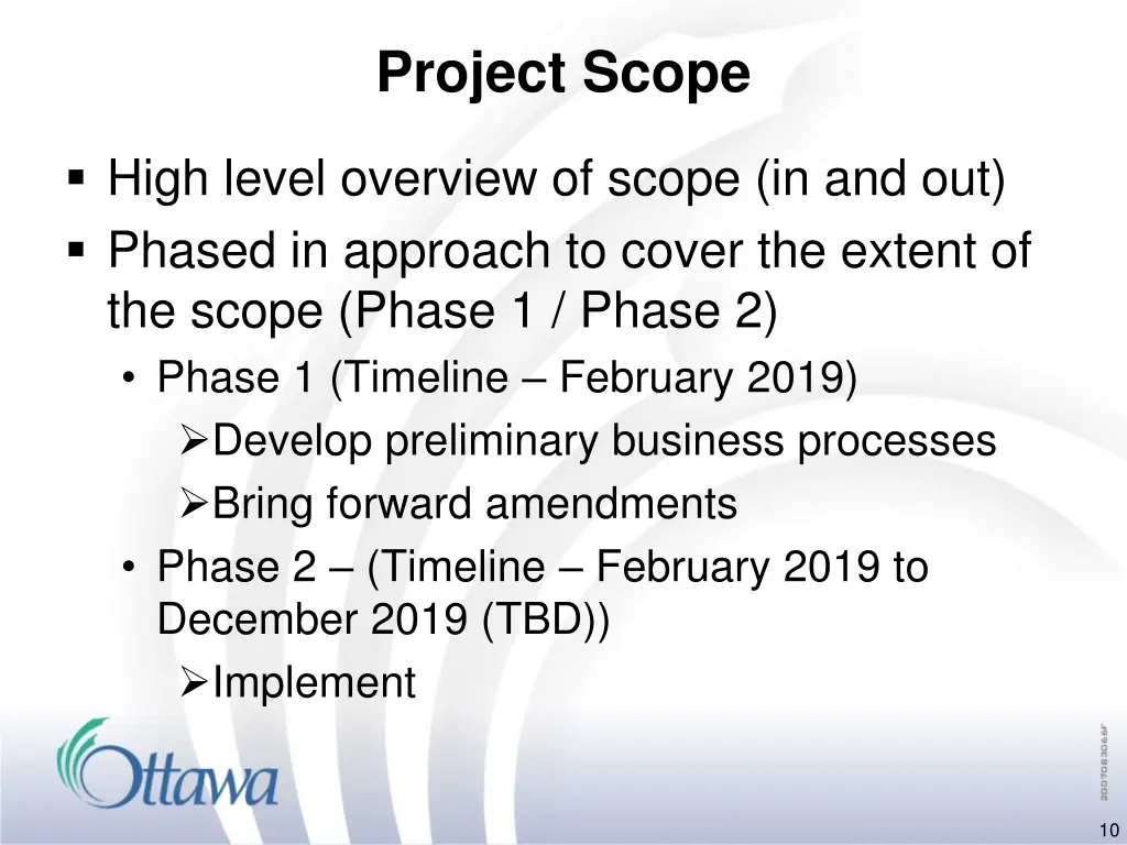 project scope
