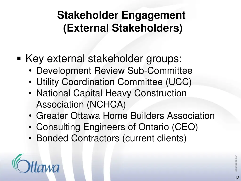 stakeholder engagement external stakeholders