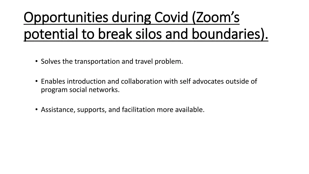 opportunities during opportunities during covid