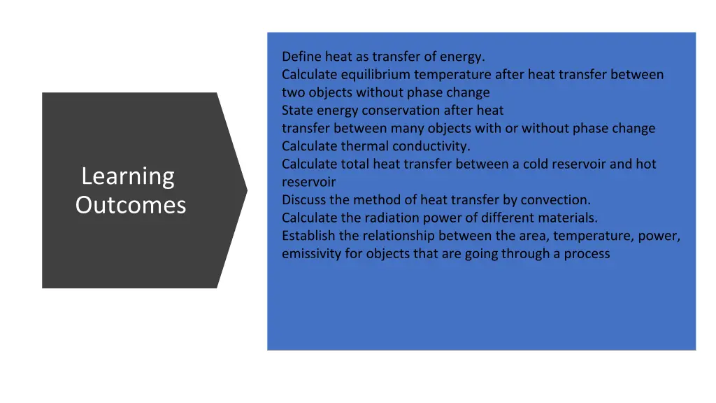 define heat as transfer of energy calculate