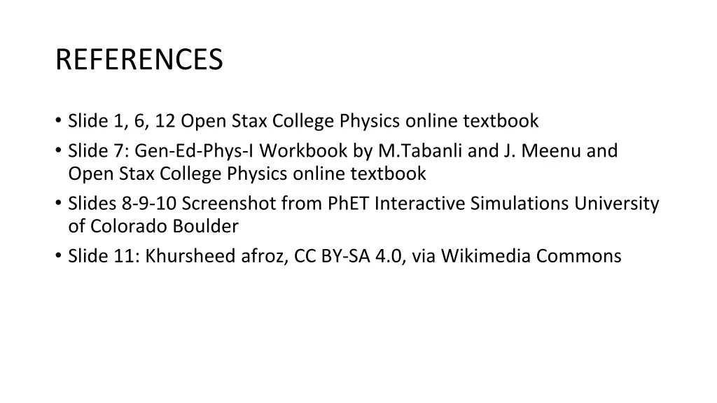 references