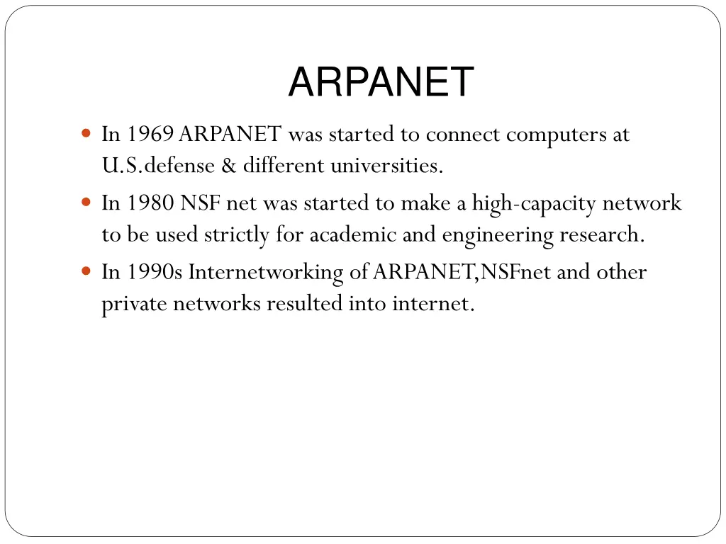 arpanet