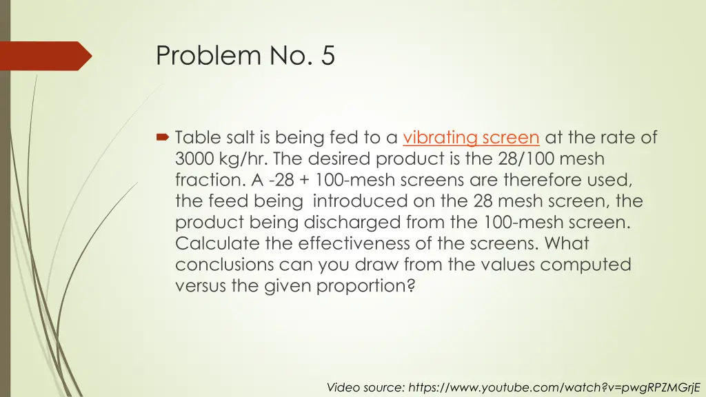 problem no 5