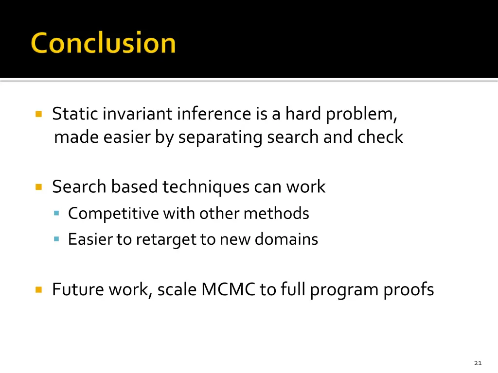 static invariant inference is a hard problem made