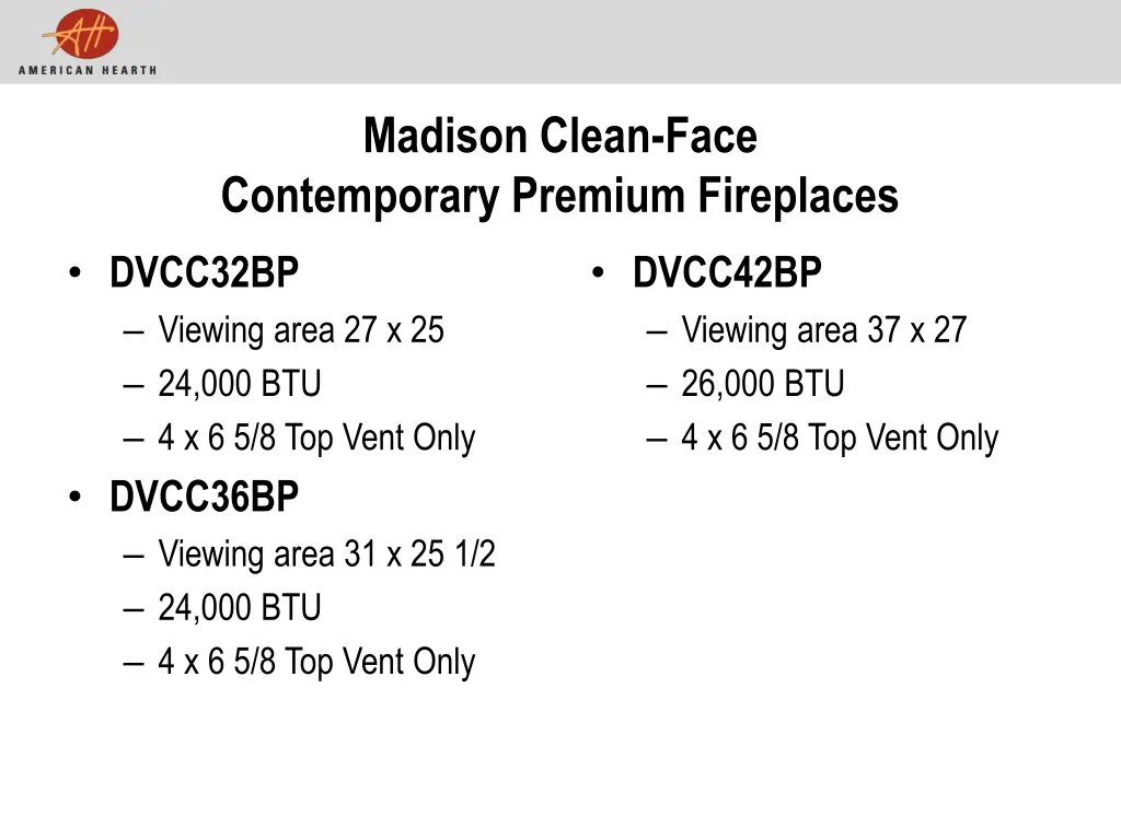 madison clean face contemporary premium fireplaces