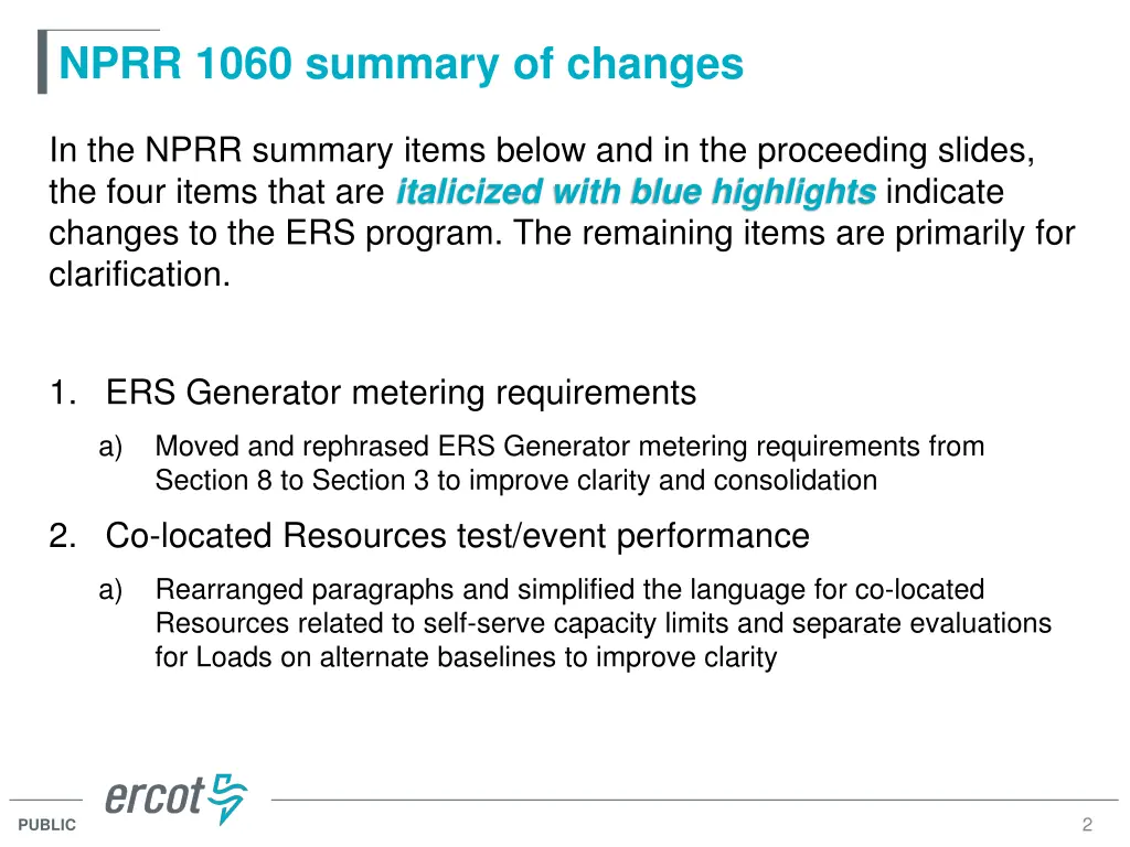nprr 1060 summary of changes