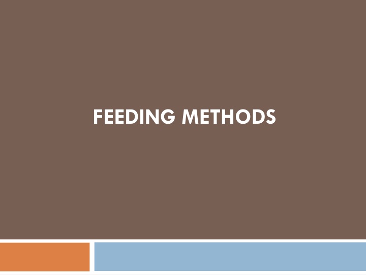feeding methods