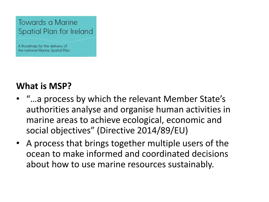 what is msp a process by which the relevant