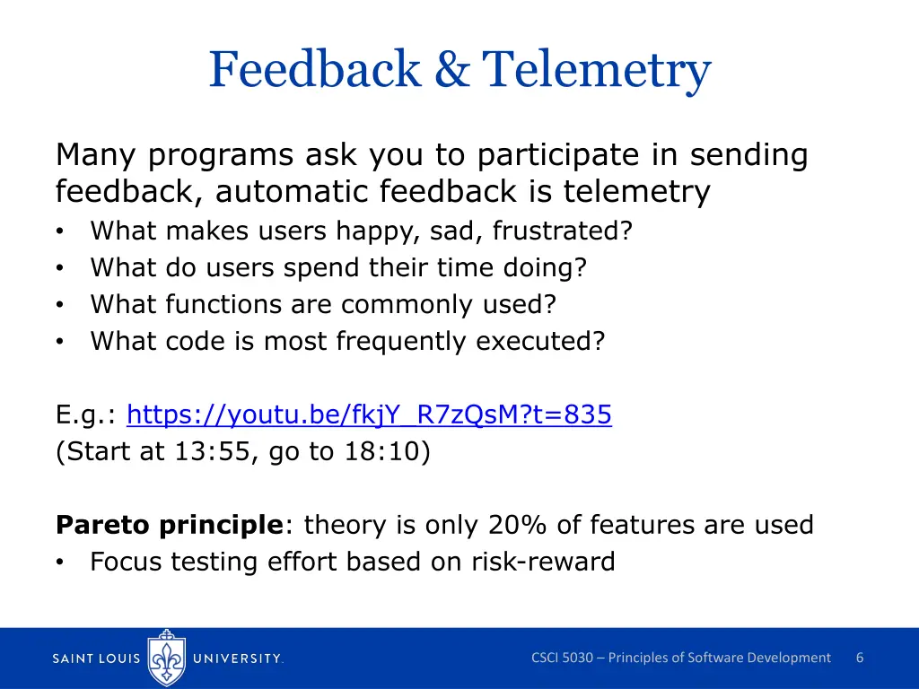 feedback telemetry