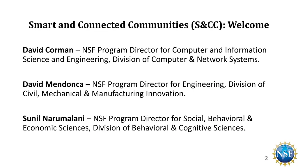 smart and connected communities s cc welcome