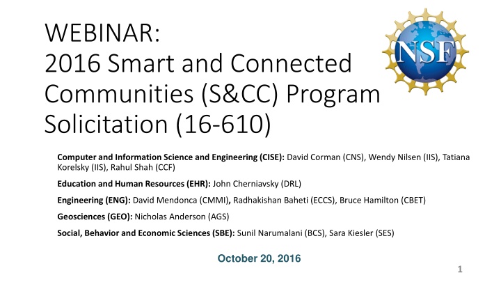 webinar 2016 smart and connected communities