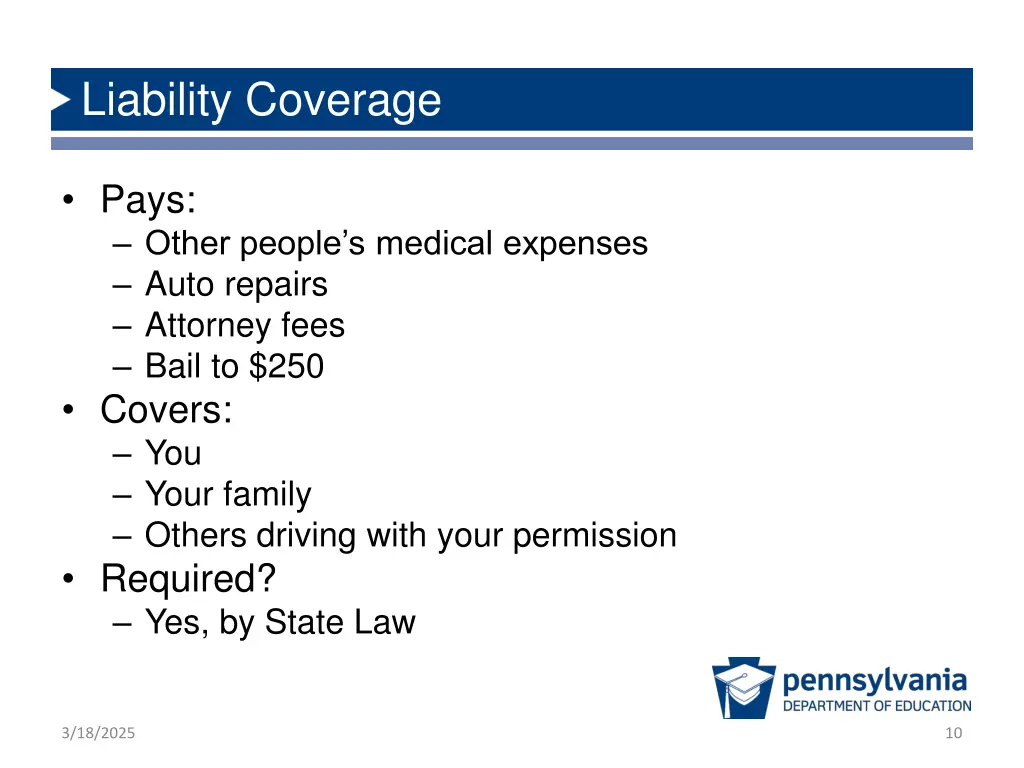 liability coverage