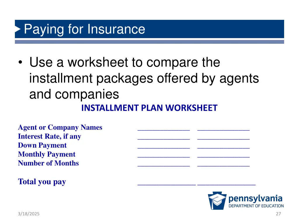 paying for insurance 2
