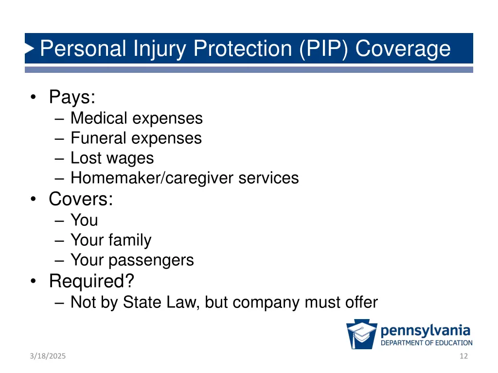 personal injury protection pip coverage
