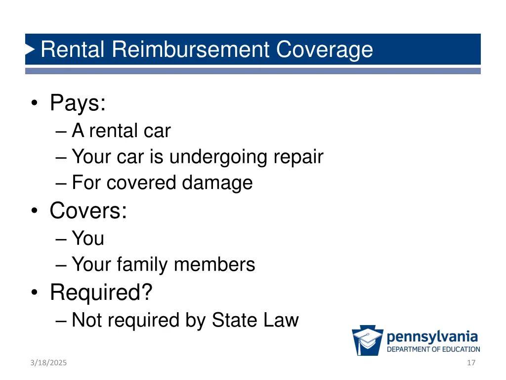 rental reimbursement coverage