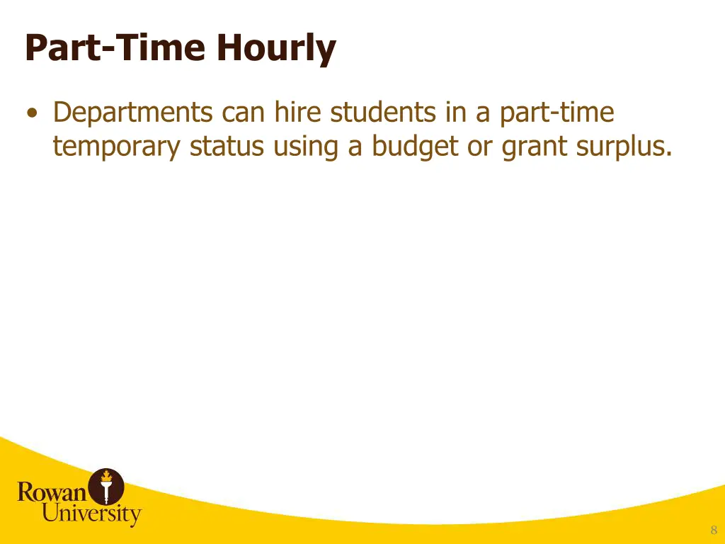part time hourly