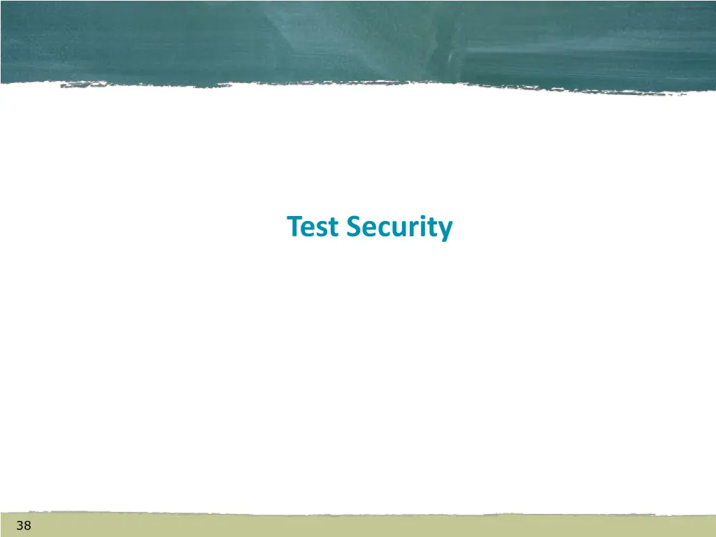 test security