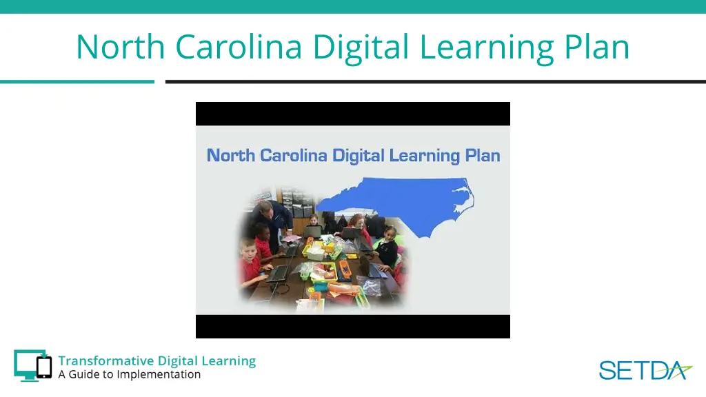 north carolina digital learning plan