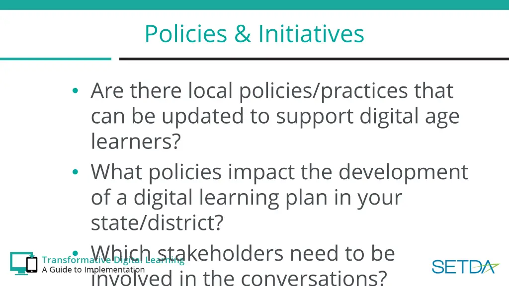policies initiatives