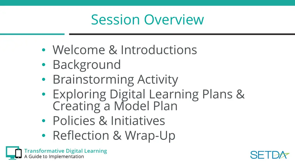 session overview