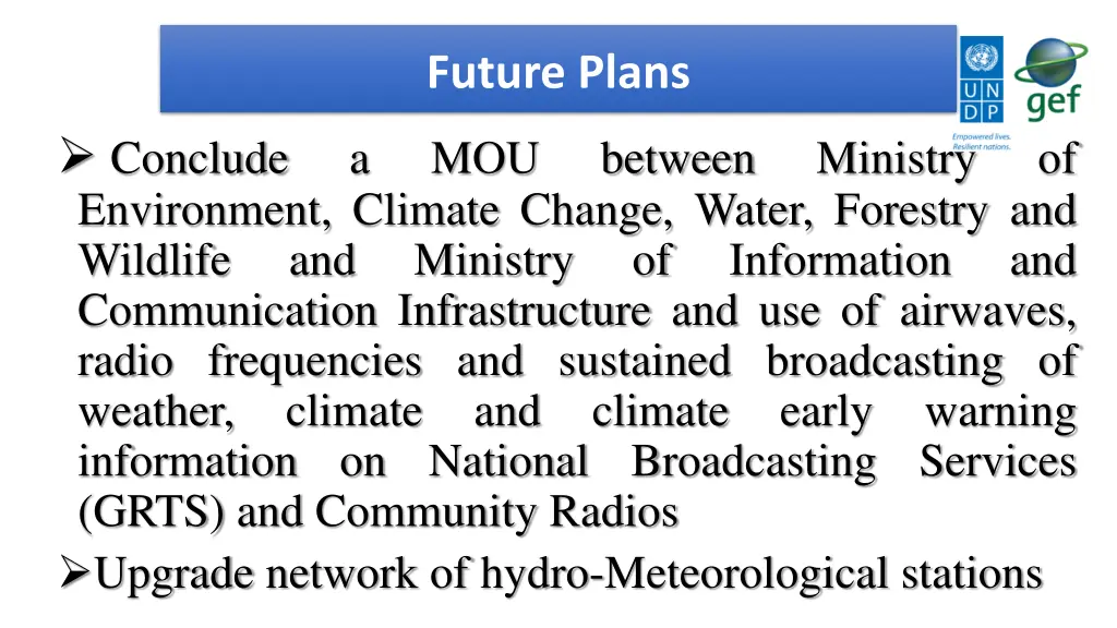 future plans 2