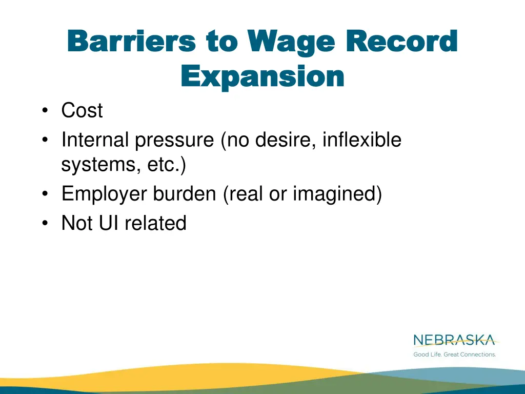 barriers to wage record barriers to wage record