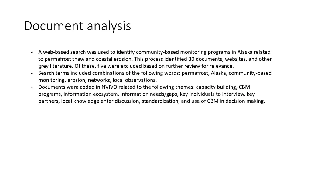 document analysis