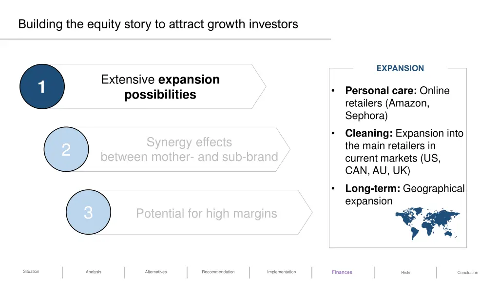 building the equity story to attract growth