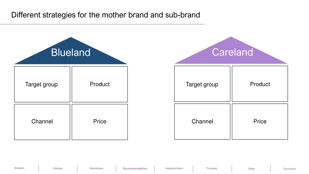 different strategies for the mother brand 2