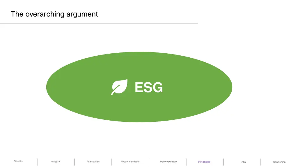 the overarching argument
