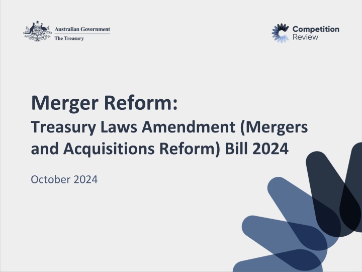 merger reform treasury laws amendment mergers