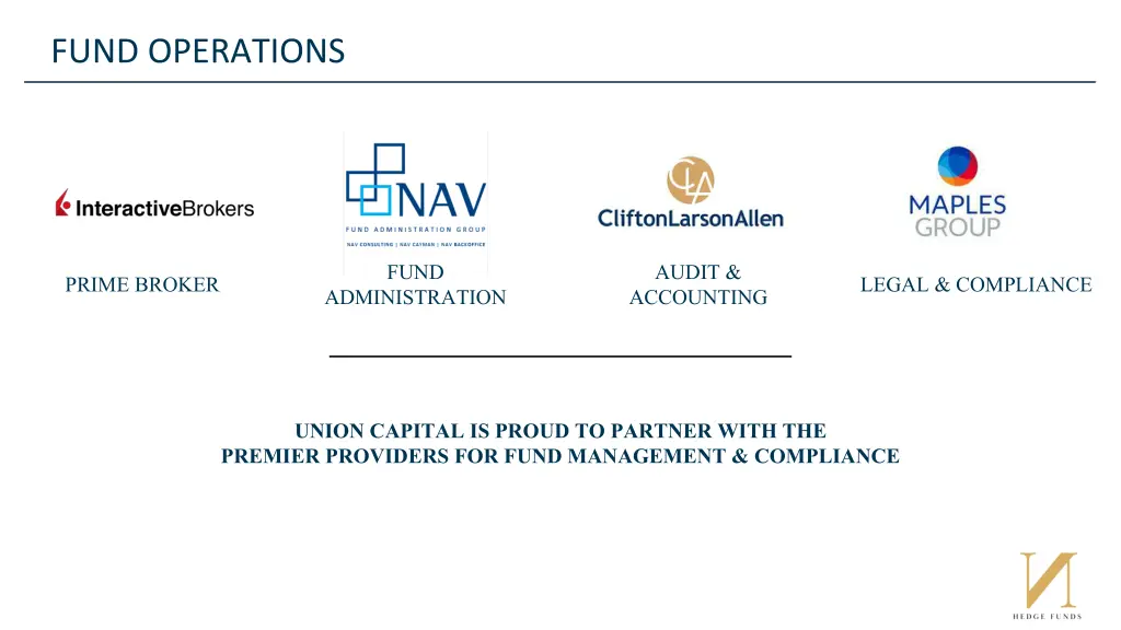 fund operations