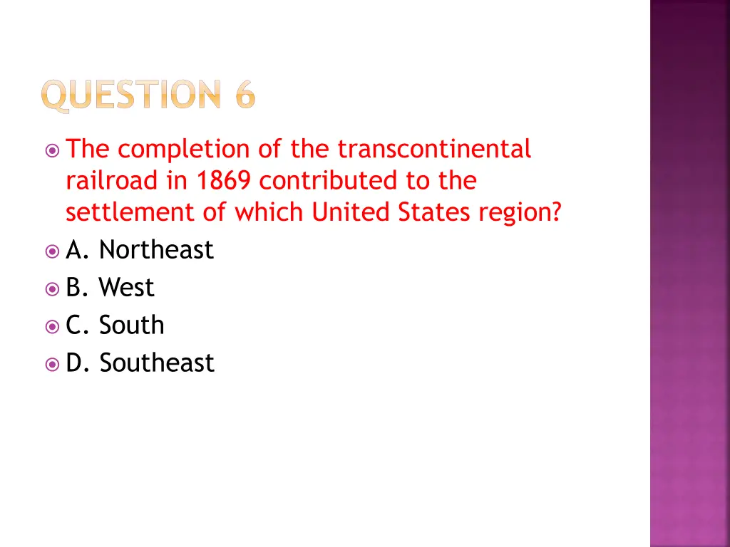 question 6