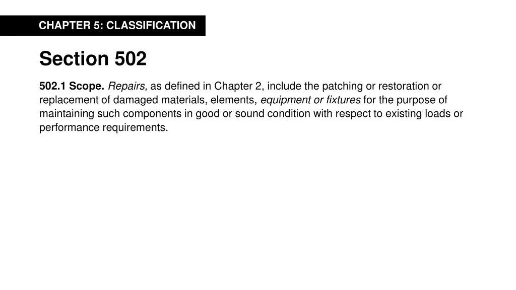 chapter 5 classification 2