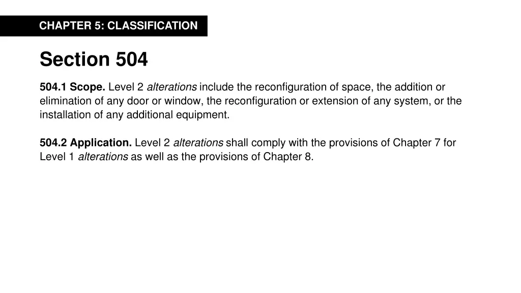 chapter 5 classification 4
