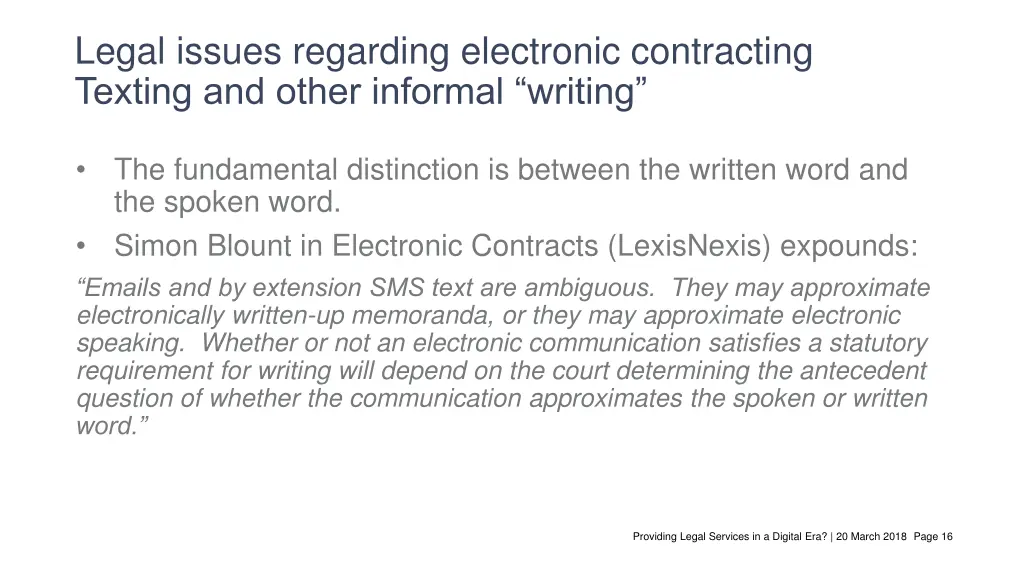 legal issues regarding electronic contracting 9