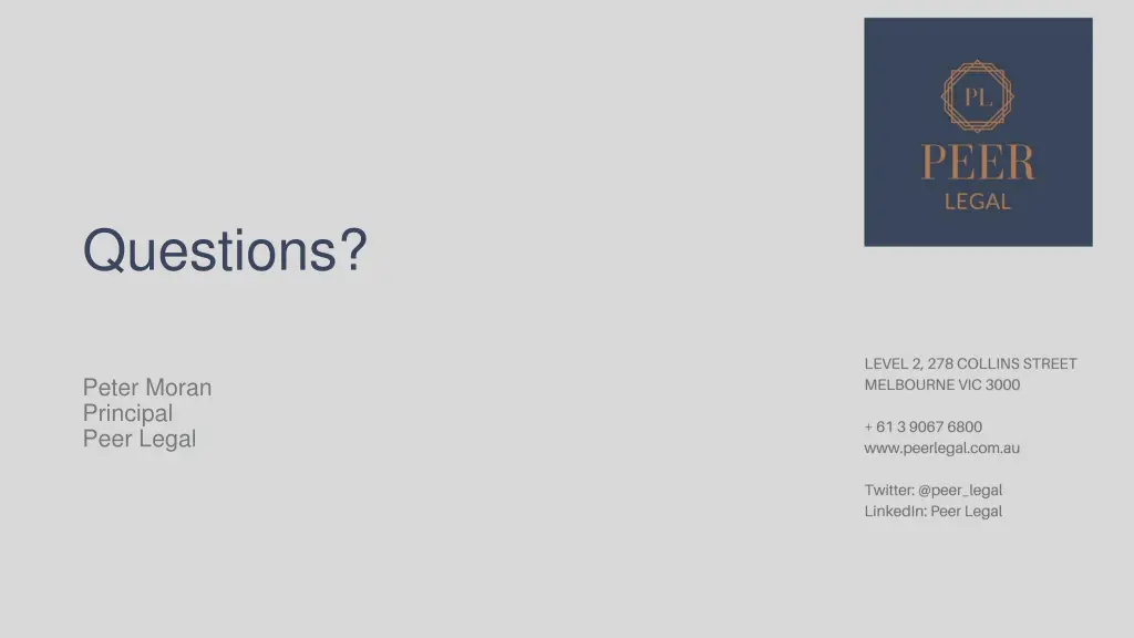 questions