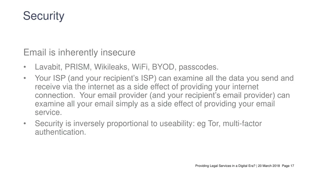 security