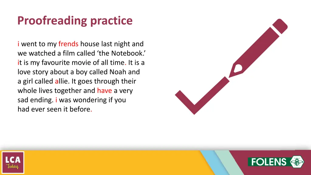 proofreading practice 3