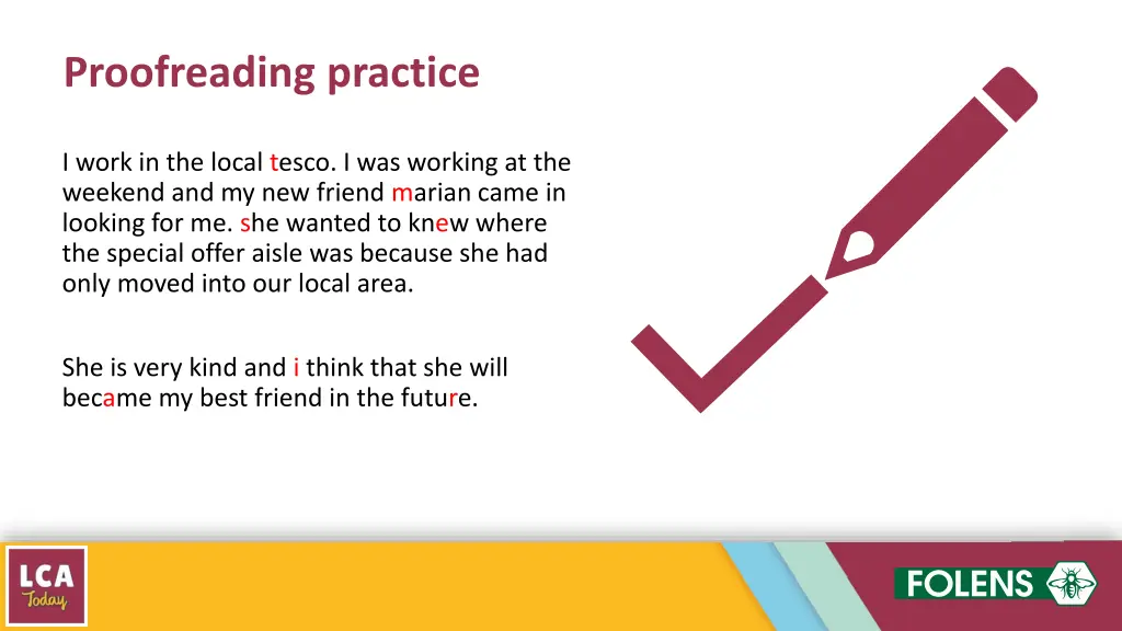 proofreading practice 4