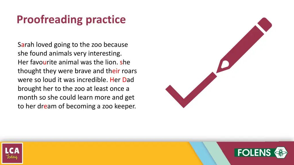 proofreading practice 5