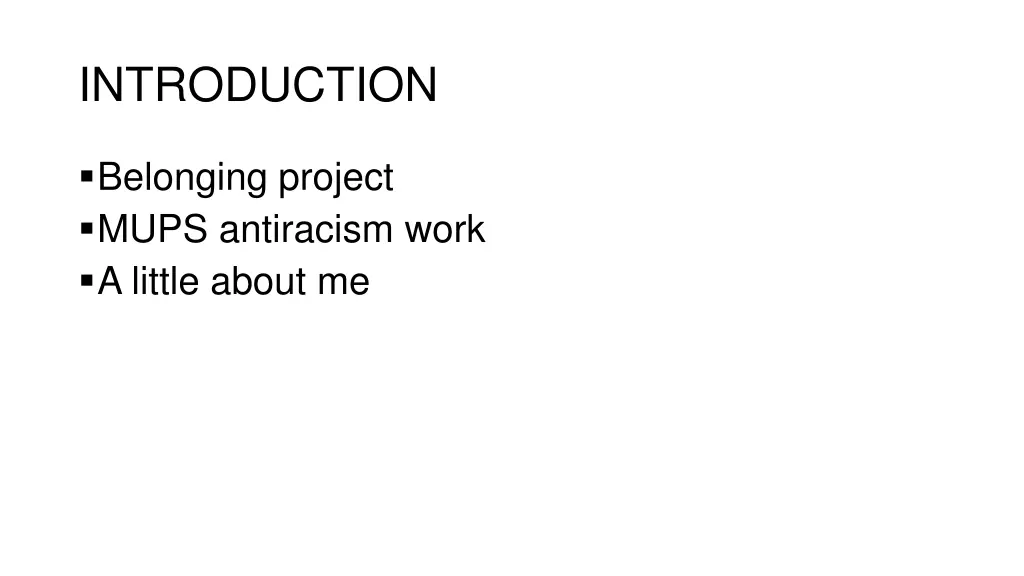 introduction