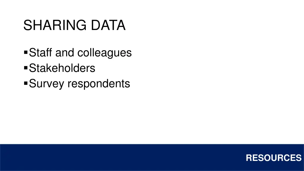 sharing data