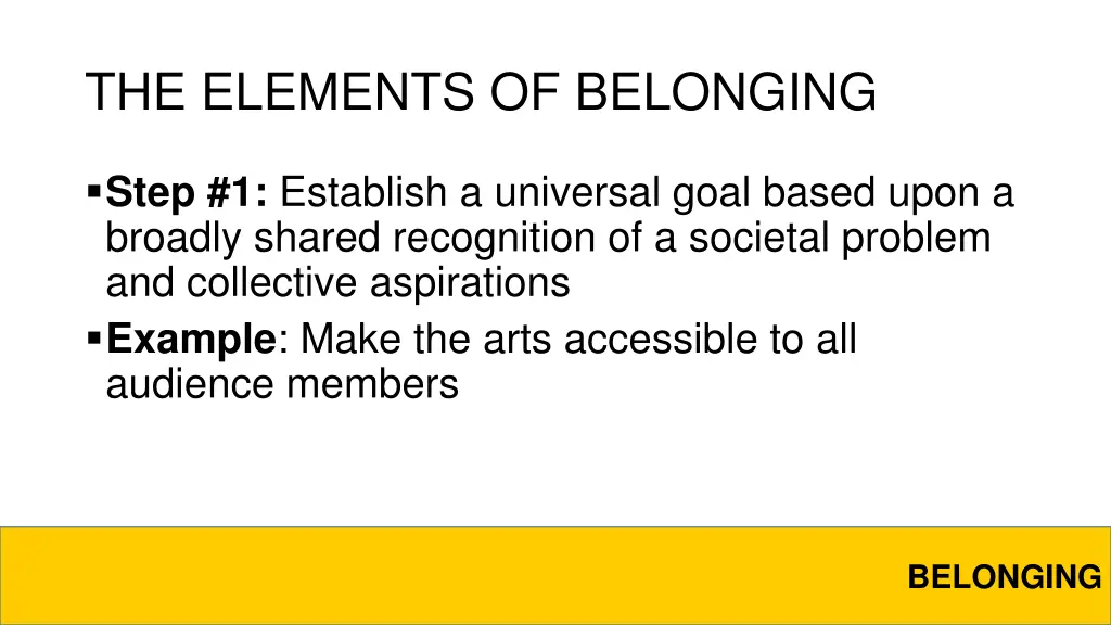 the elements of belonging 2