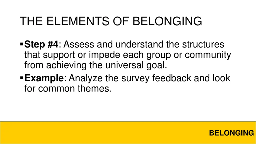 the elements of belonging 5