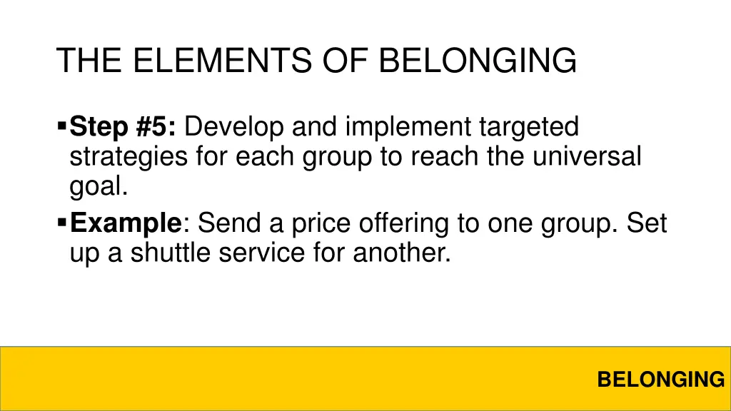 the elements of belonging 6