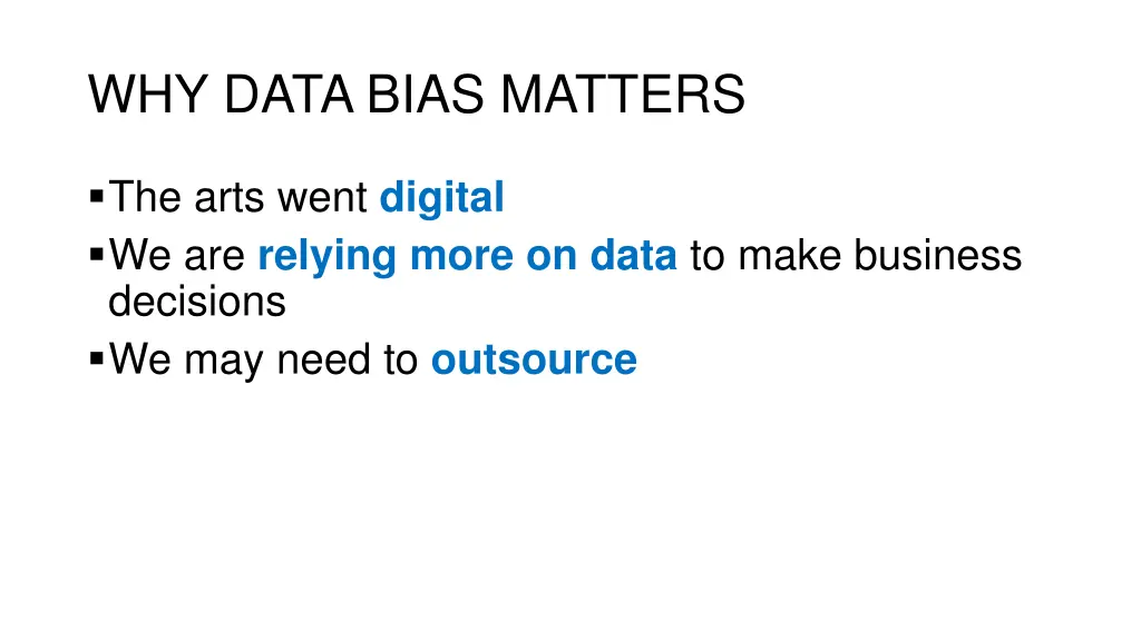 why data bias matters 1